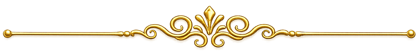 Gold Ending Ornament